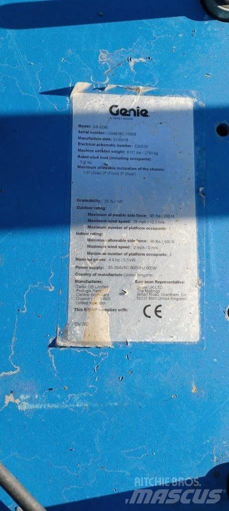 GENIE GS3246 Makasli platformlar