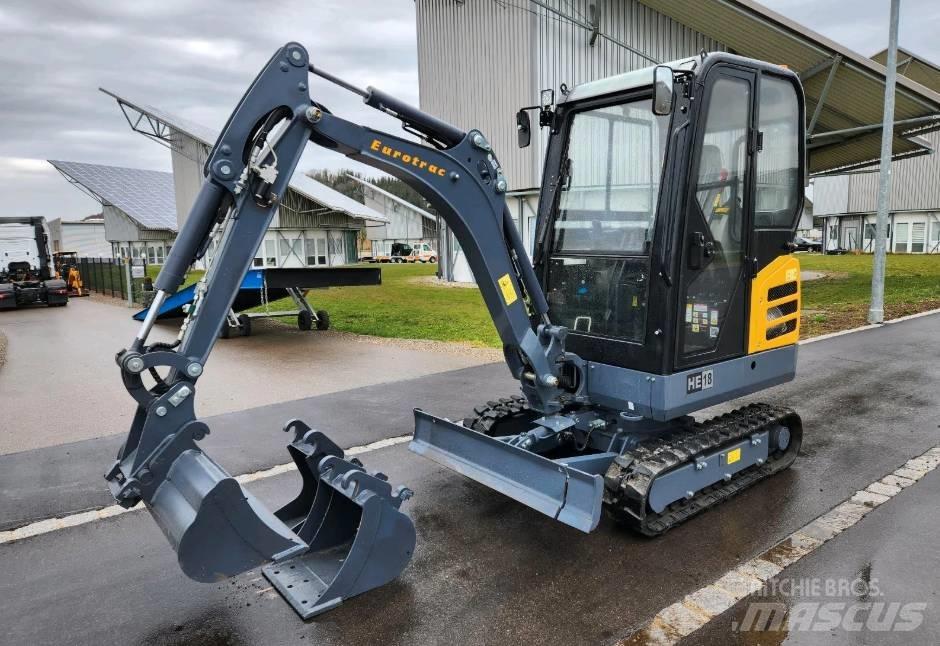 Eurotrac HE 18 Mini ekskavatörler, 7 tona dek