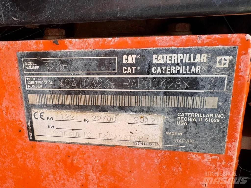 CAT 323E Paletli ekskavatörler
