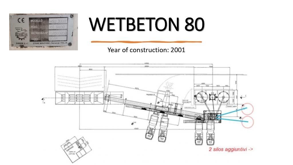  SIMEM WETBETON 80 Beton santralleri