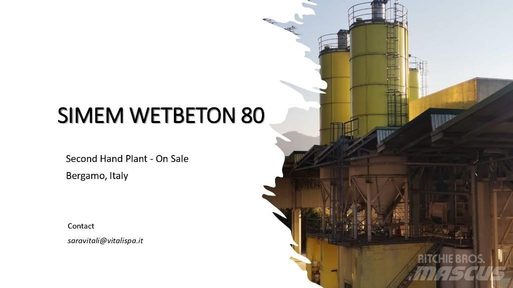  SIMEM WETBETON 80 Beton santralleri