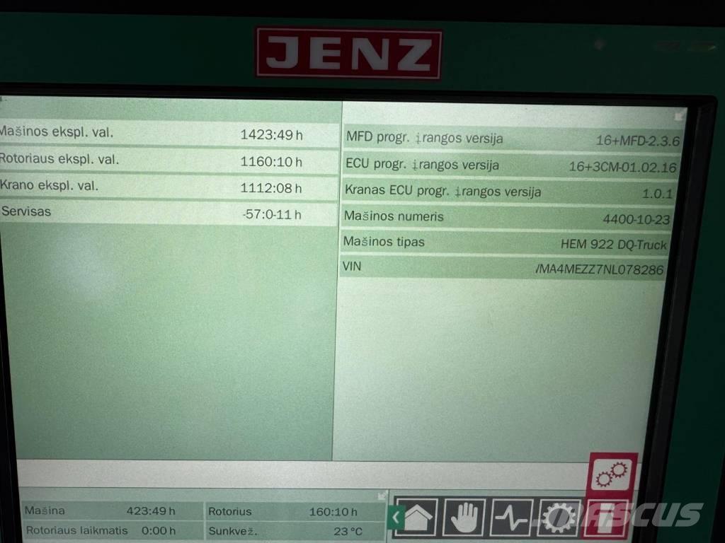 JENZ HEM 922 Ağaç öğütücüler