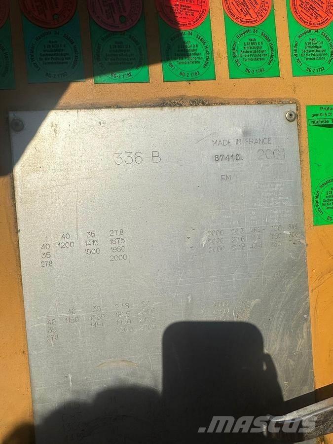 Potain 336 B Kule vinçler