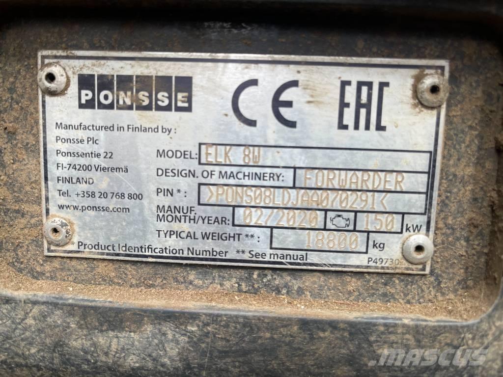 Ponsse Elk Tomruk yükleyici traktörler
