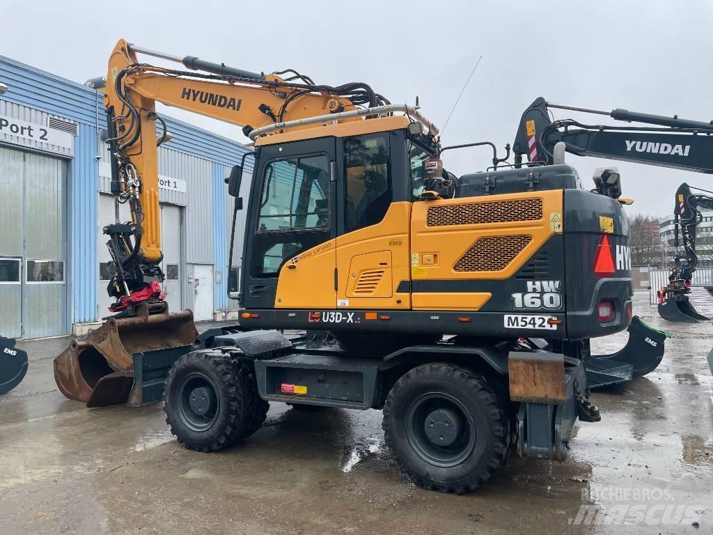 Hyundai HW160 Lastik tekerli ekskavatörler