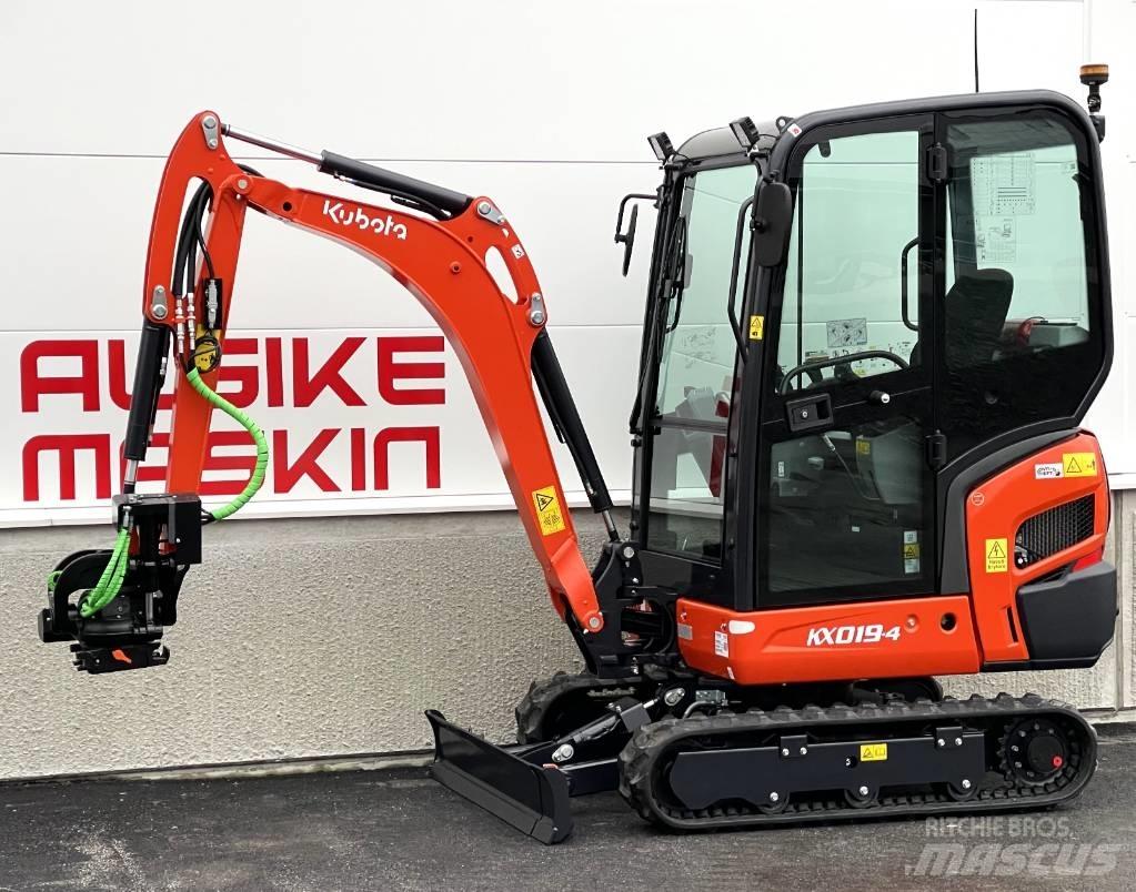 Kubota KX 019-4 Mini ekskavatörler, 7 tona dek