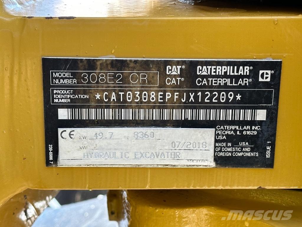CAT 308 E2 CR Midi ekskavatörler 7 - 12 t