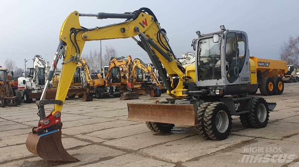 Wacker EW100 Lastik tekerli ekskavatörler