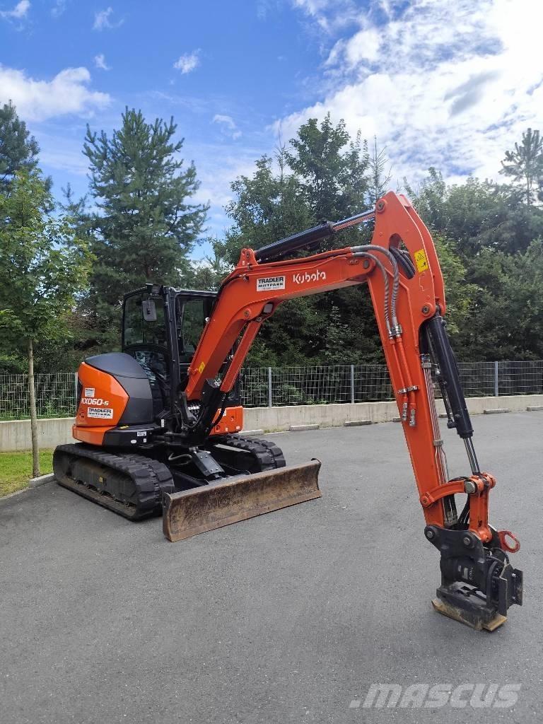 Kubota KX 060-5 Mini ekskavatörler, 7 tona dek