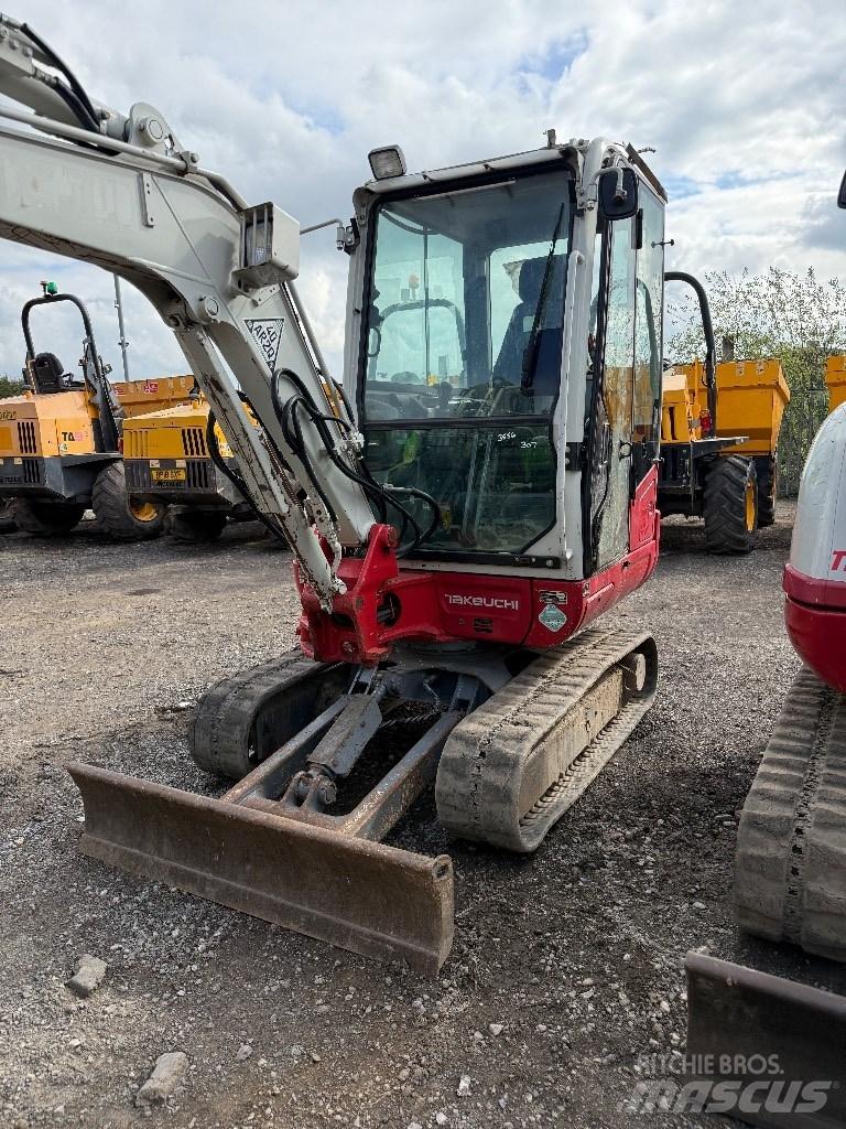 Takeuchi TB 230 Mini ekskavatörler, 7 tona dek