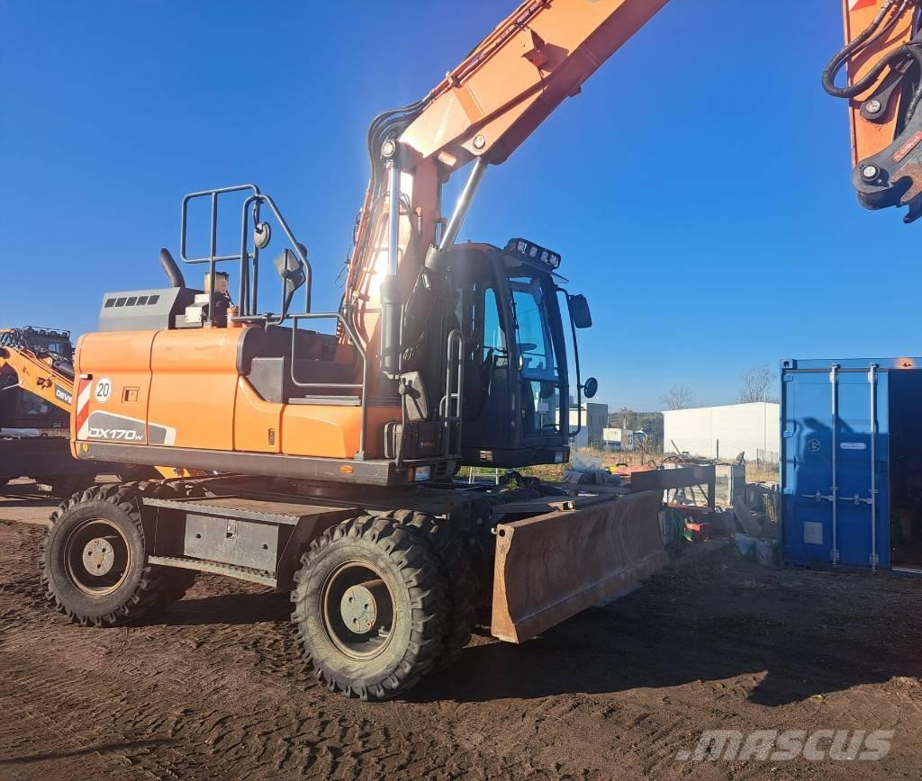 Doosan DX170W-5 Lastik tekerli ekskavatörler