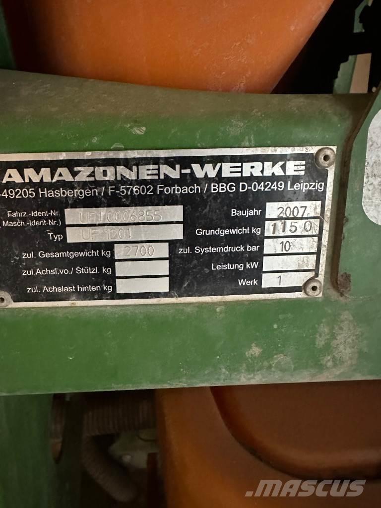 Amazone UF1201 Monte edilebilir pülverizatörler