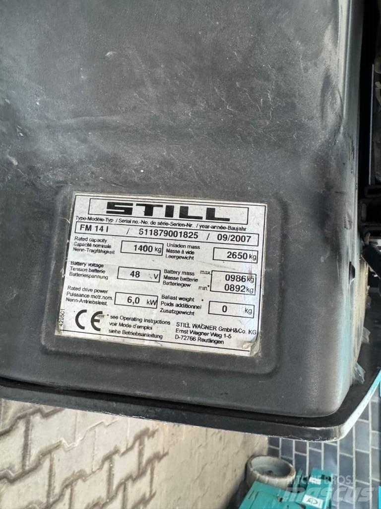 Still FM 14 l Reach truck - depo içi istif araçları