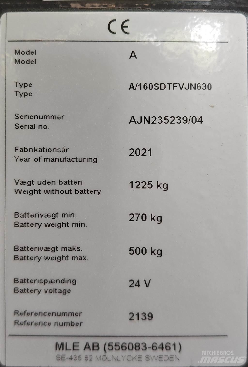 Atlet 160SDTFV Düsük seviye platformu