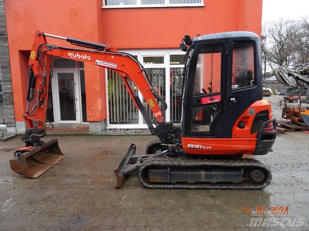 Kubota 101-3 Mini ekskavatörler, 7 tona dek