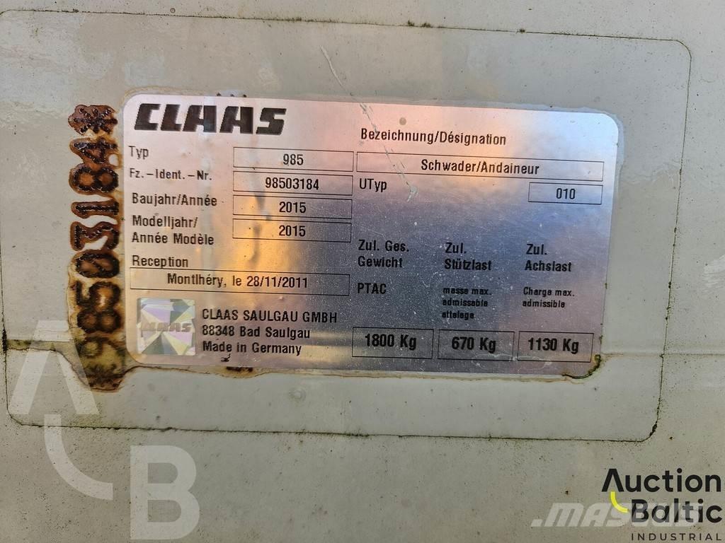 CLAAS Liner 2600 Diger yükleme ve kazma ekipmanlari