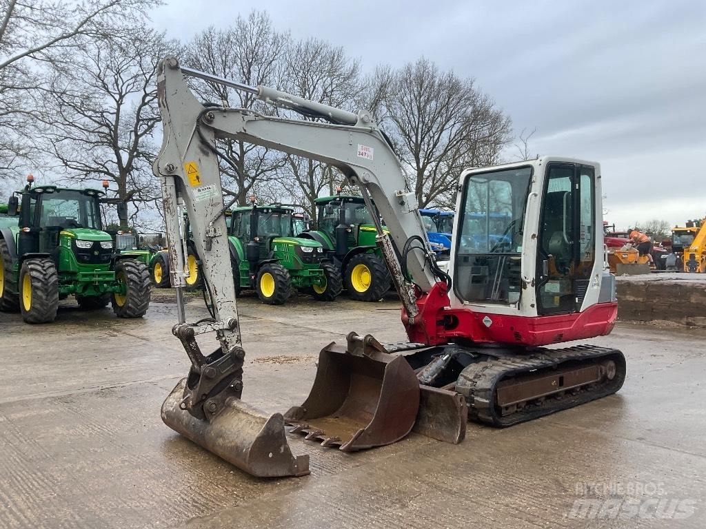Takeuchi TB 250 Mini ekskavatörler, 7 tona dek