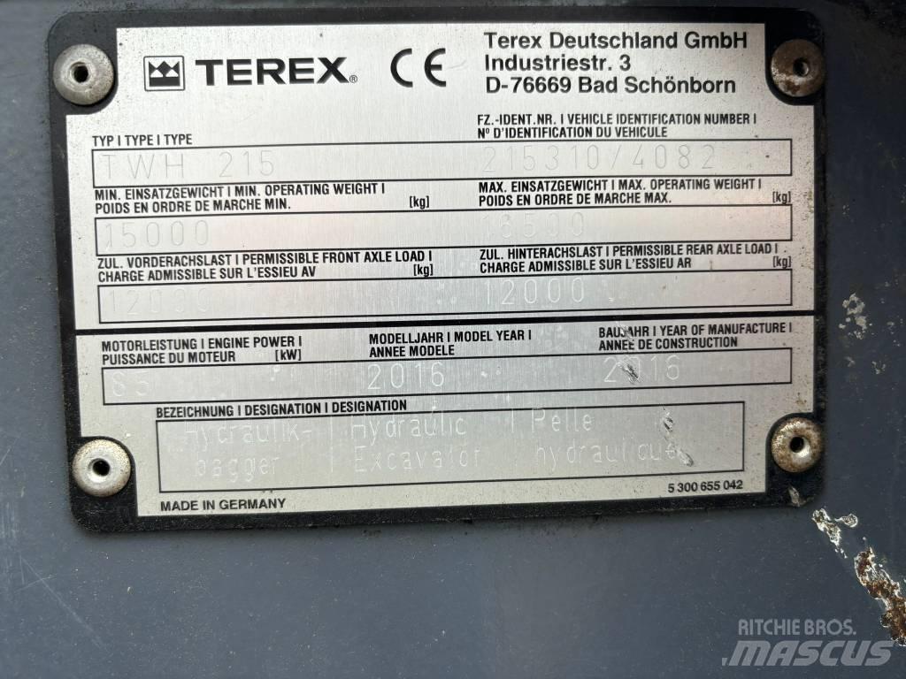 Terex TWH215 Çöp ayiklama ekipmanlari