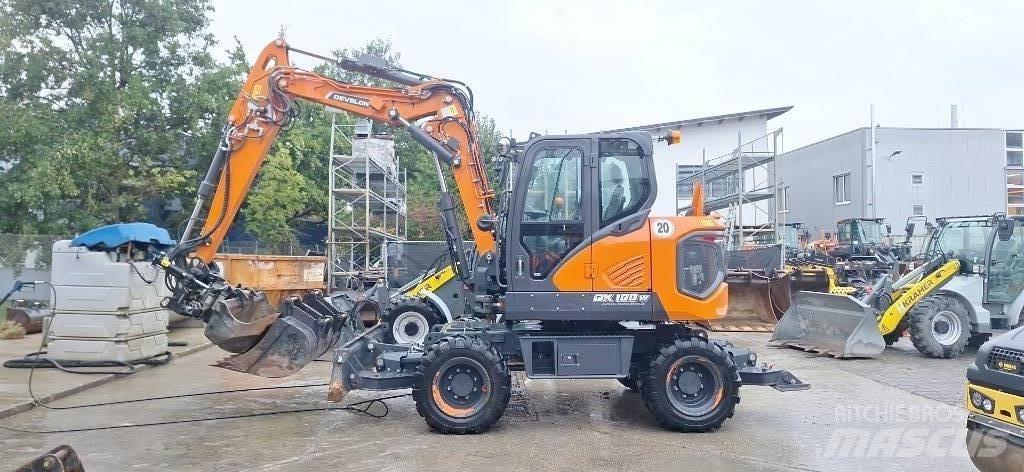Doosan DX 100 W-7 Lastik tekerli ekskavatörler