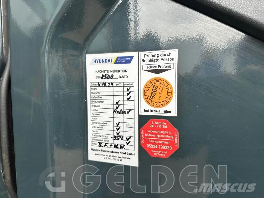 Hyundai HX220L Paletli ekskavatörler