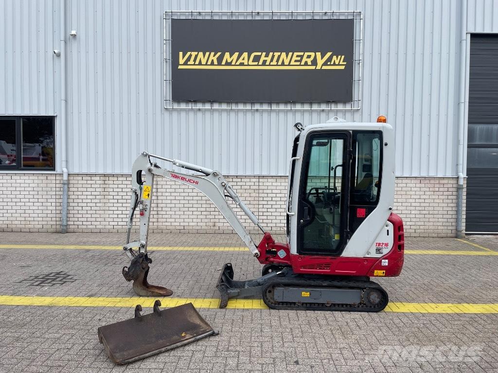Takeuchi TB 216 Mini ekskavatörler, 7 tona dek