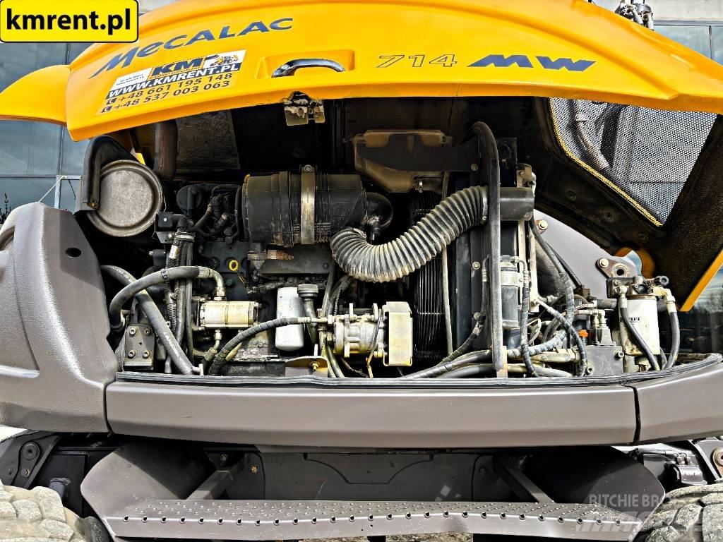 Mecalac 714 MW Lastik tekerli ekskavatörler
