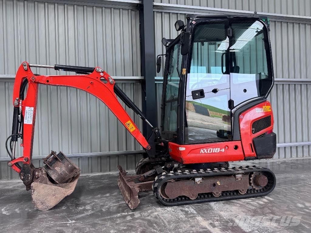Kubota KX 018-4 Mini ekskavatörler, 7 tona dek