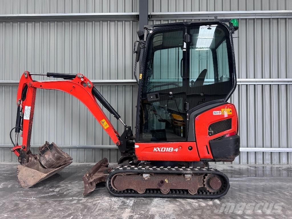 Kubota KX 018-4 Mini ekskavatörler, 7 tona dek