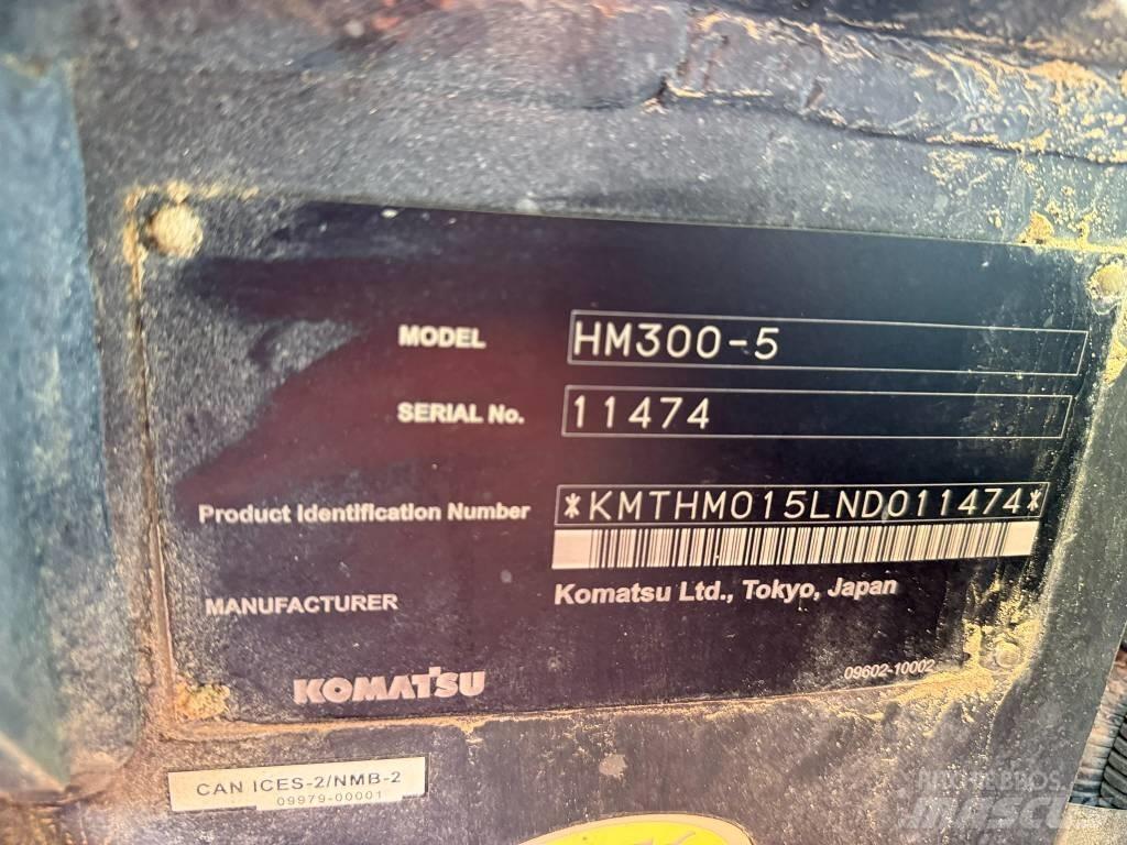 Komatsu HM300-5 Belden kirma kaya kamyonu