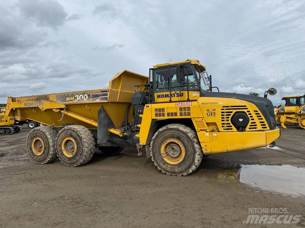 Komatsu HM300-5 Belden kirma kaya kamyonu