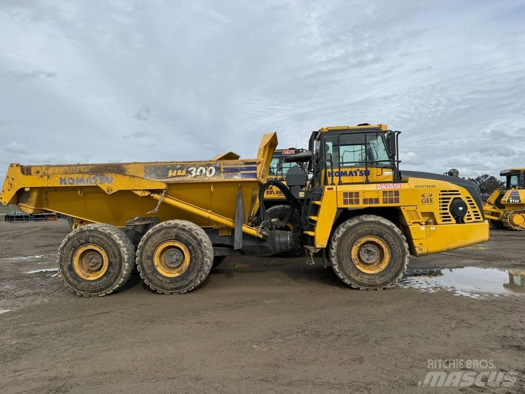 Komatsu HM300-5 Belden kirma kaya kamyonu