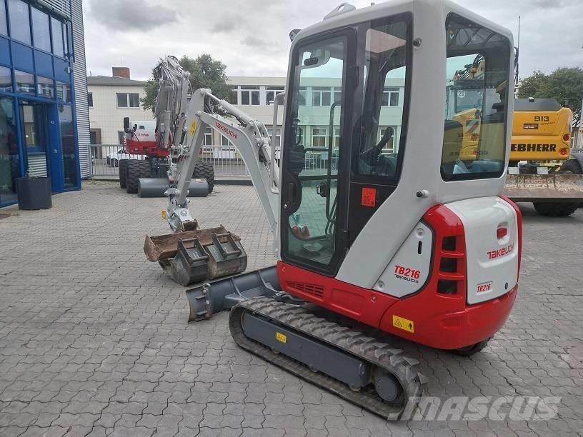 Takeuchi TB 216 A Mini ekskavatörler, 7 tona dek