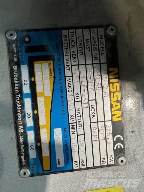 Nissan G1N1L20Q Elektrikli forkliftler