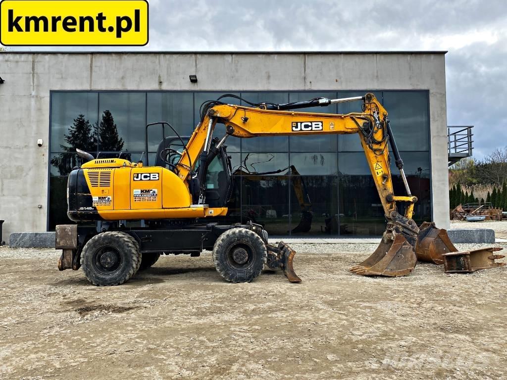 JCB JS 145 W Lastik tekerli ekskavatörler