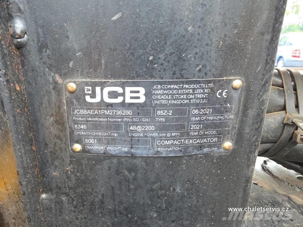JCB 85 Z-2 Midi ekskavatörler 7 - 12 t