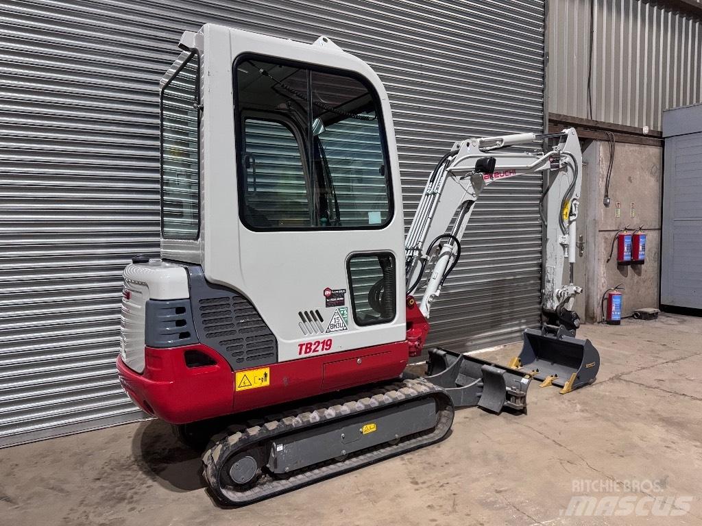 Takeuchi TB 219 Mini ekskavatörler, 7 tona dek