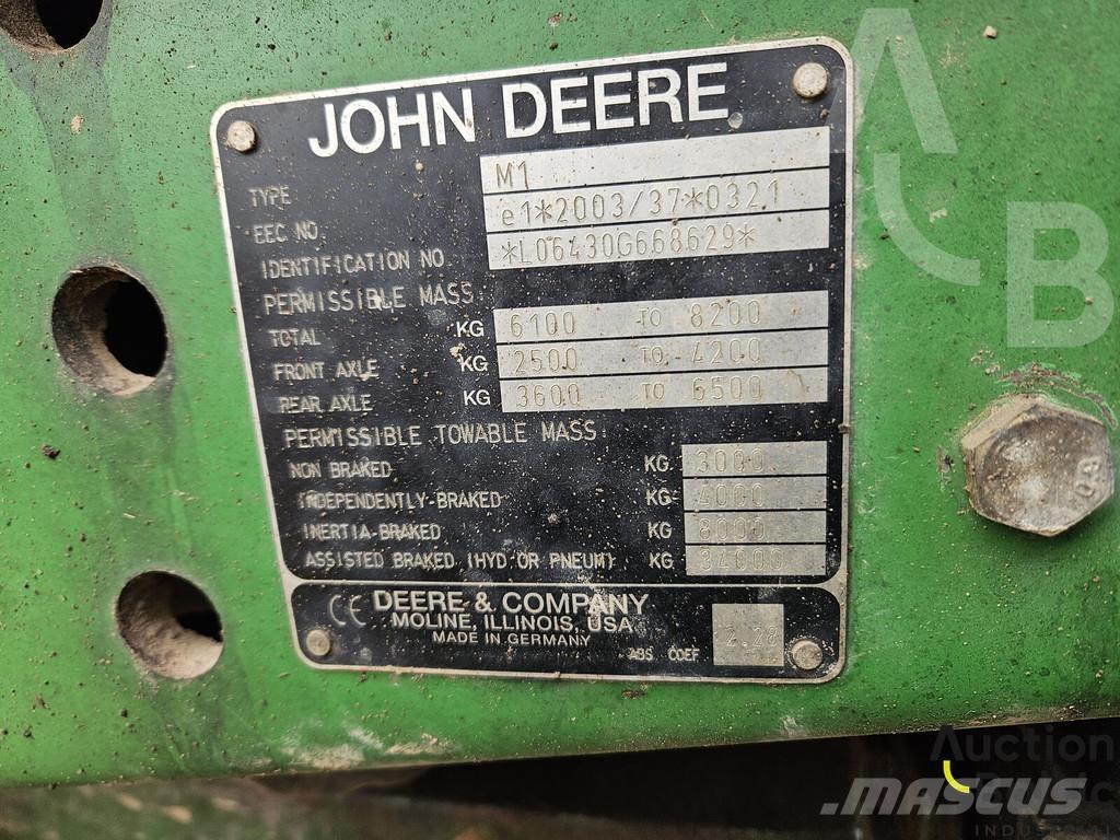 John Deere 6430 Traktörler