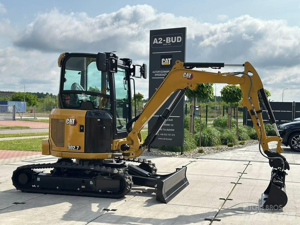 CAT 302.7 CR Mini ekskavatörler, 7 tona dek