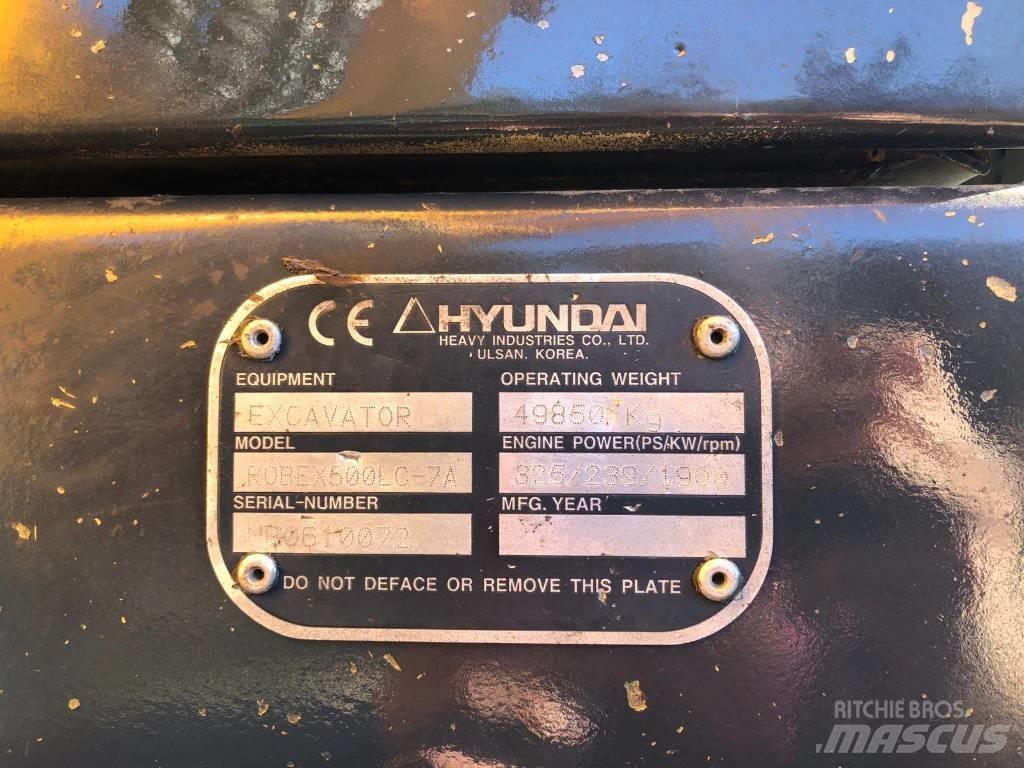 Hyundai R500LC-7A Paletli ekskavatörler