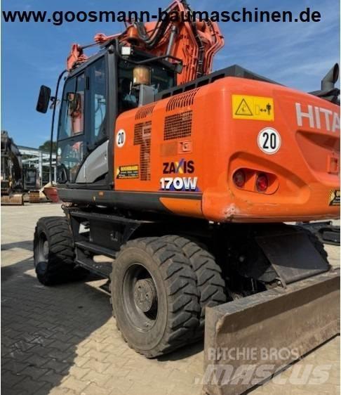 Hitachi ZX 170 W-6 Lastik tekerli ekskavatörler