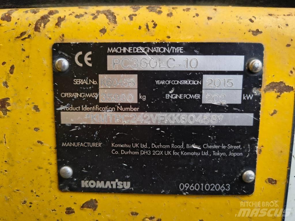 Komatsu PC 360 LC-10 Paletli ekskavatörler
