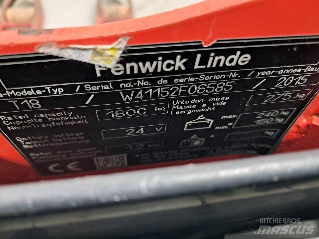 Linde T18 Düsük seviye kaldirici