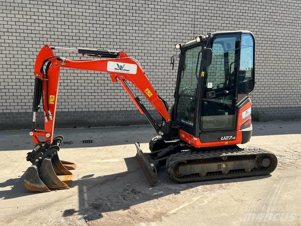 Kubota U 27-4 Mini ekskavatörler, 7 tona dek
