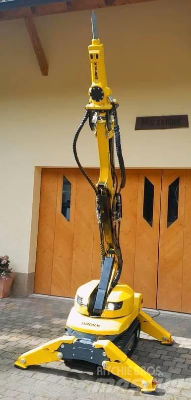 Brokk 110 Mini ekskavatörler, 7 tona dek