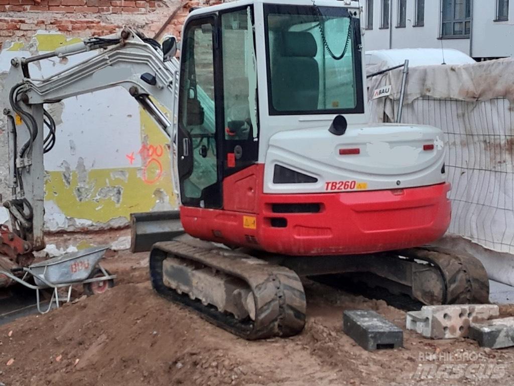 Takeuchi TB 260 Mini ekskavatörler, 7 tona dek