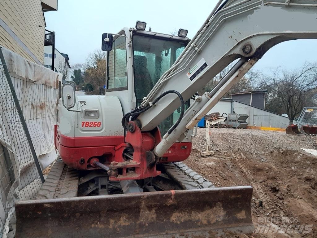 Takeuchi TB 260 Mini ekskavatörler, 7 tona dek
