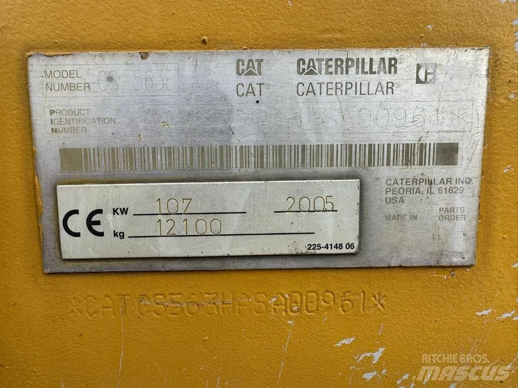 CAT CS563E Tek tamburlu silindirler