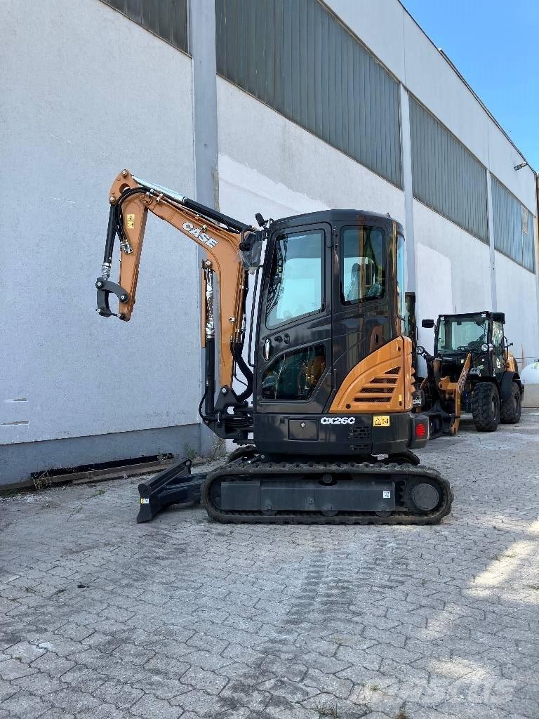 CASE CX 26 C Mini ekskavatörler, 7 tona dek