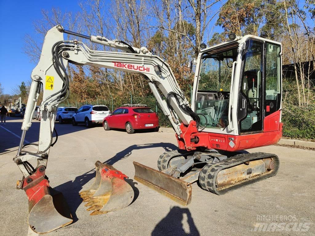 Takeuchi TB 230 Mini ekskavatörler, 7 tona dek