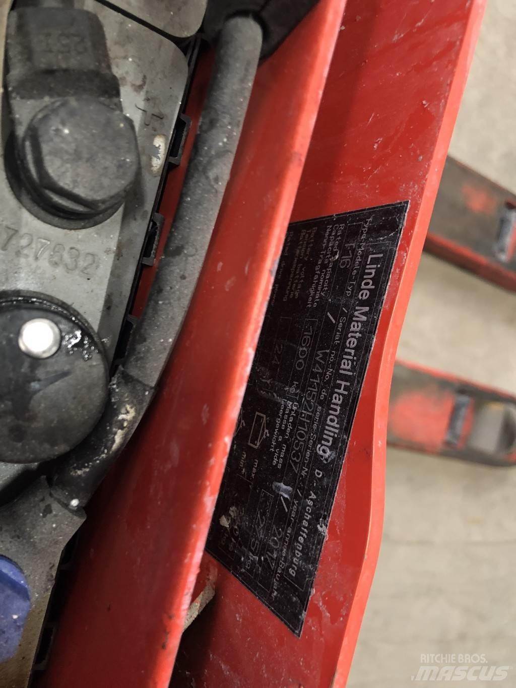Linde T16 Düsük seviye kaldirici